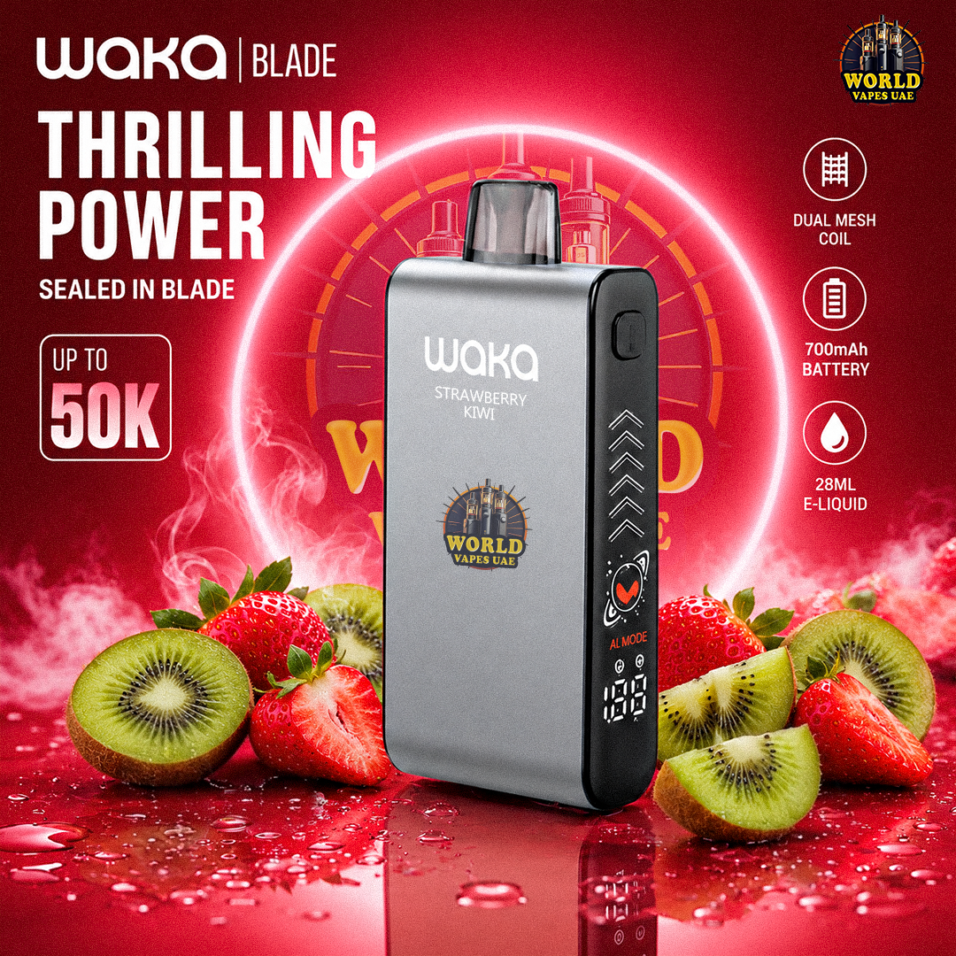 WAKA BLADE Disposable Vape – Up to 50K Puffs | Multiple Flavors