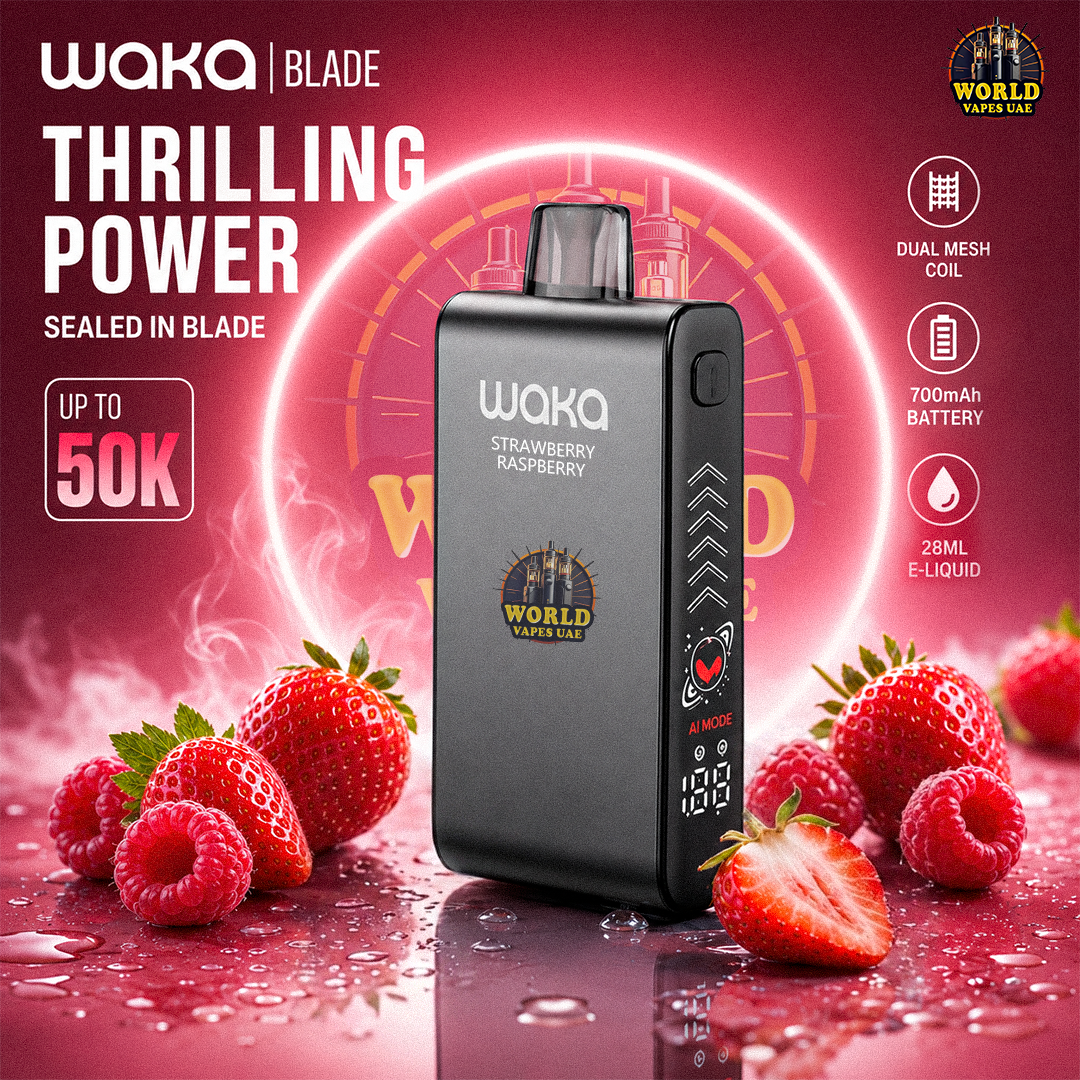 WAKA BLADE Disposable Vape – Up to 50K Puffs | Multiple Flavors