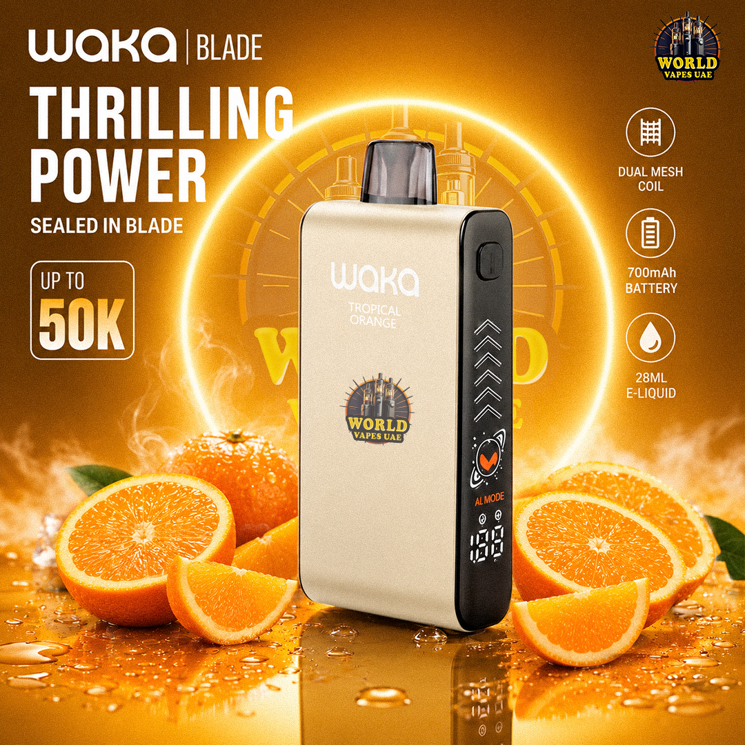 WAKA BLADE 50000 Puffs Tropical Orange disposable vape