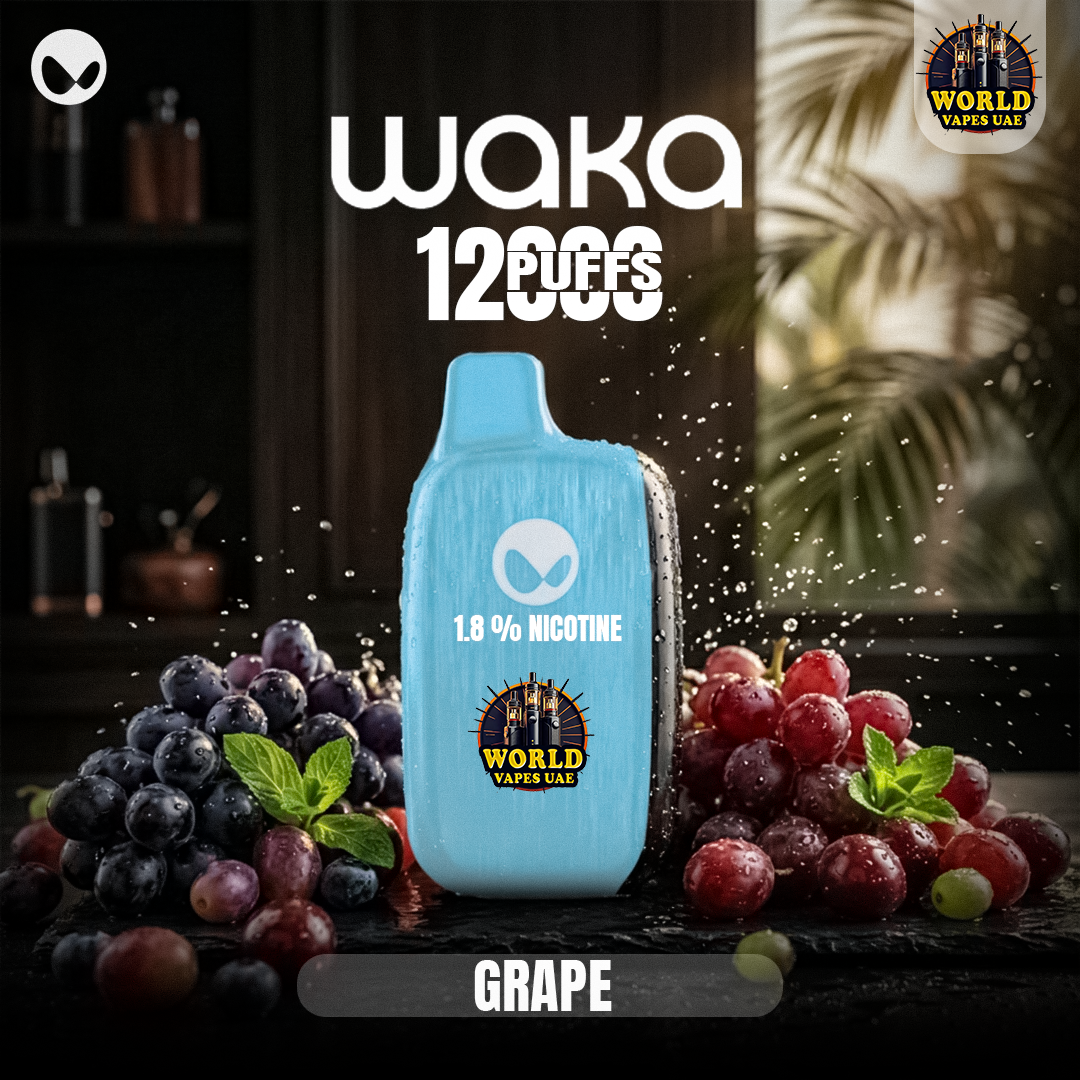 WAKA 12000 disposable vape 1.8% nicotine up to 12000 puffs