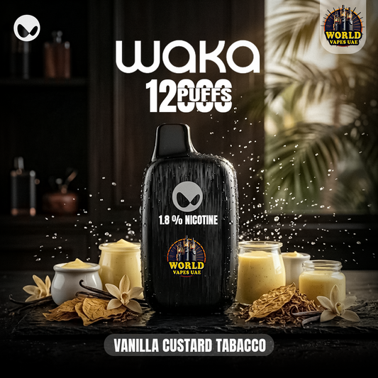 WAKA 12000 disposable vape 1.8% nicotine up to 12000 puffs