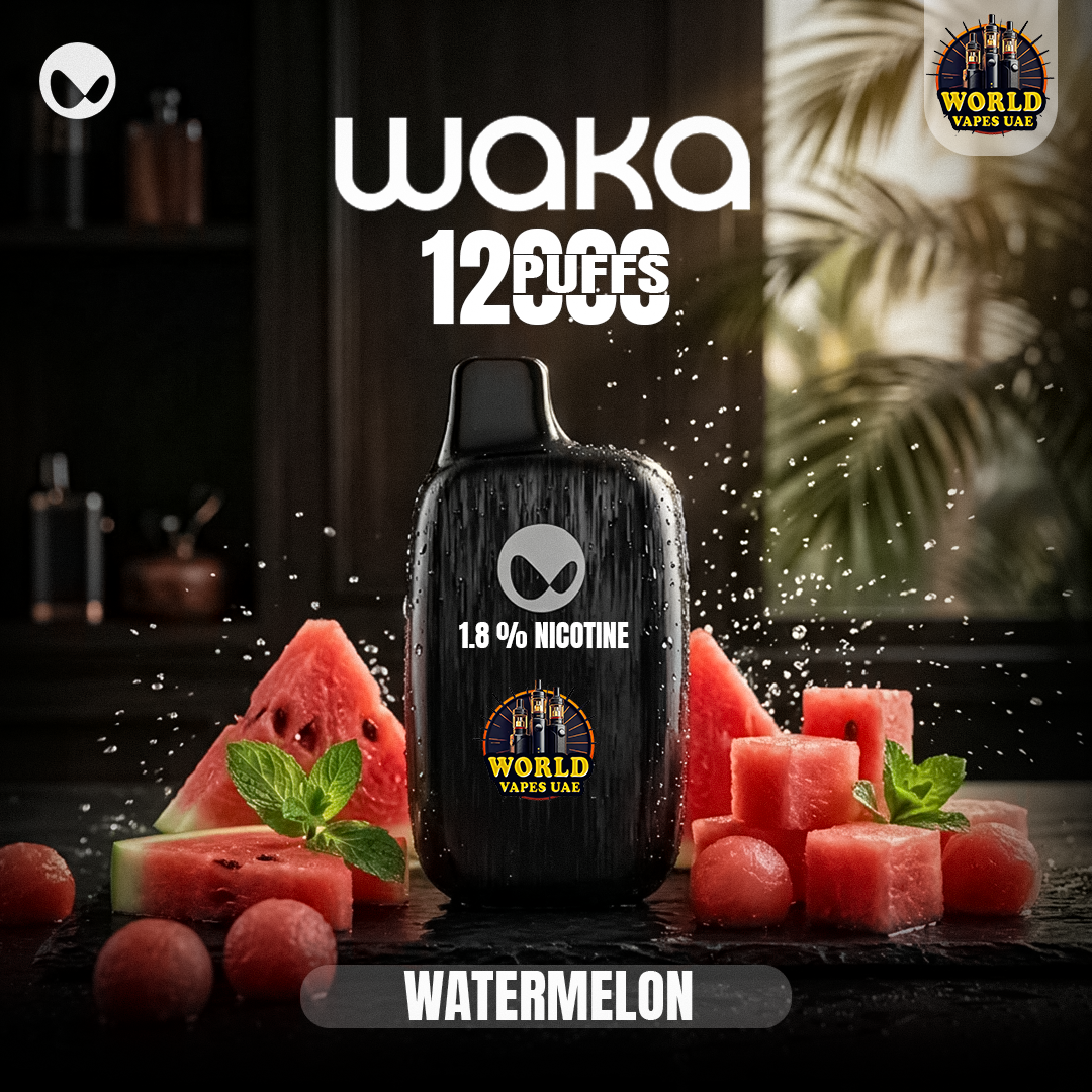 WAKA 12000 disposable vape 1.8% nicotine up to 12000 puffs