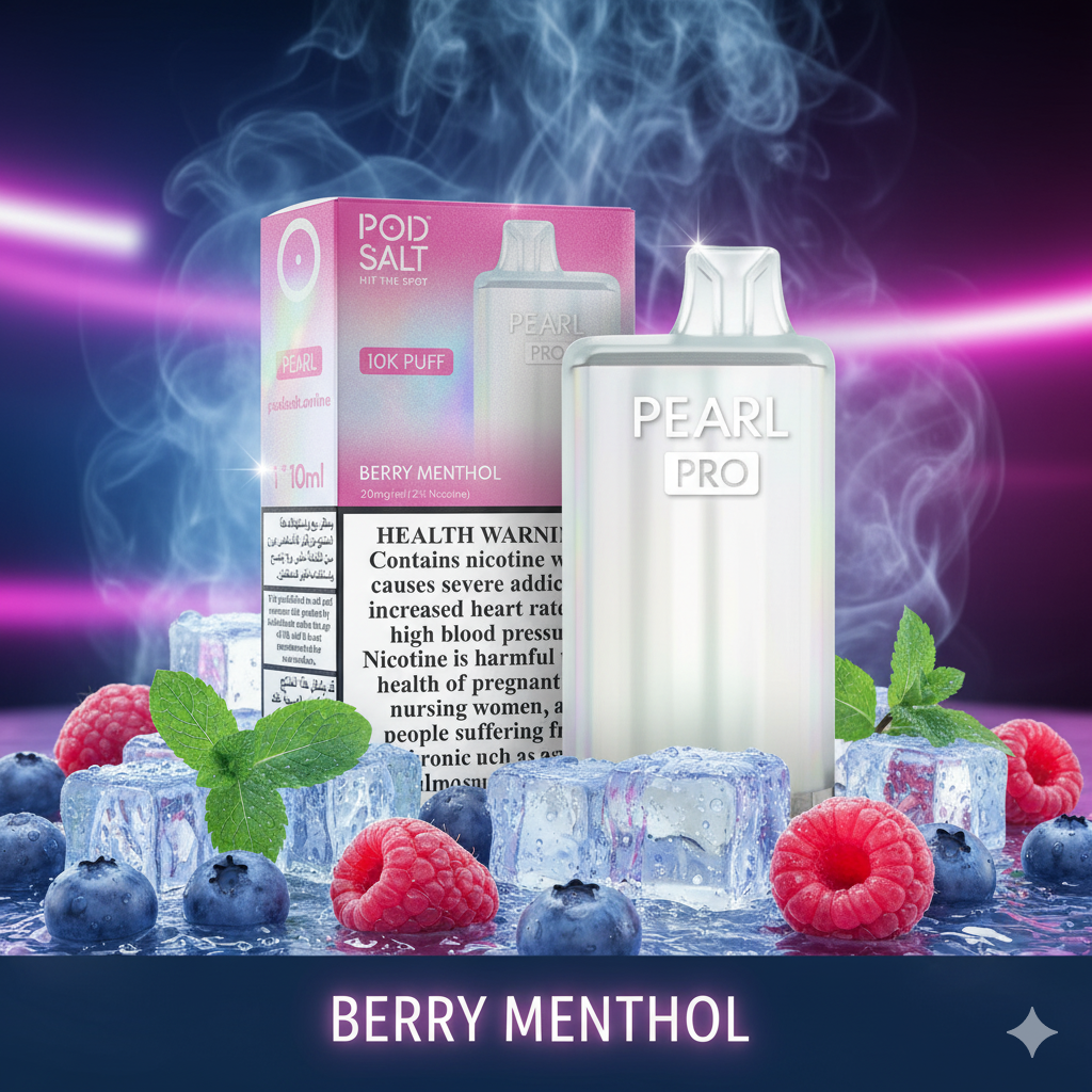 POD SALT Pearl Pro 10000 Puffs Disposable Vape in UAE | 20mg Nicotine, Type-C