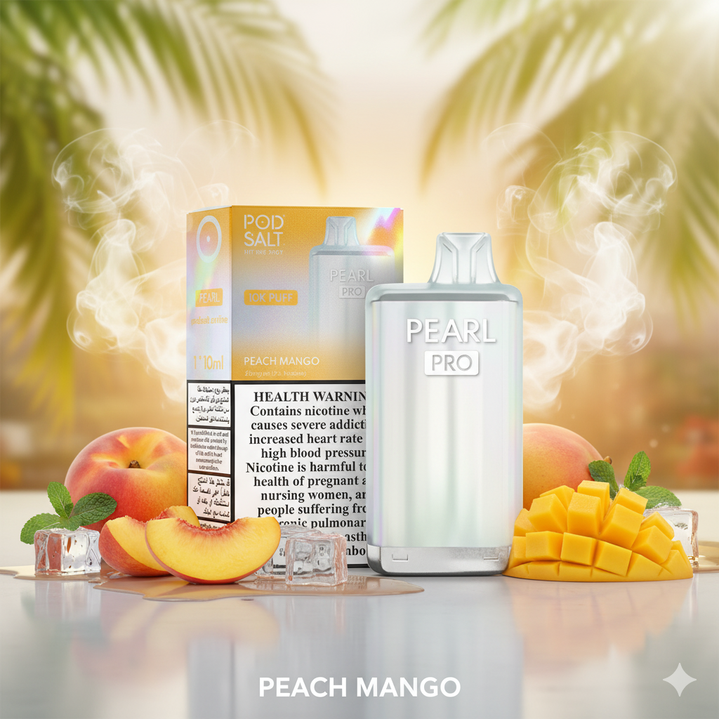 POD SALT Pearl Pro 10000 Puffs Disposable Vape in UAE | 20mg Nicotine, Type-C